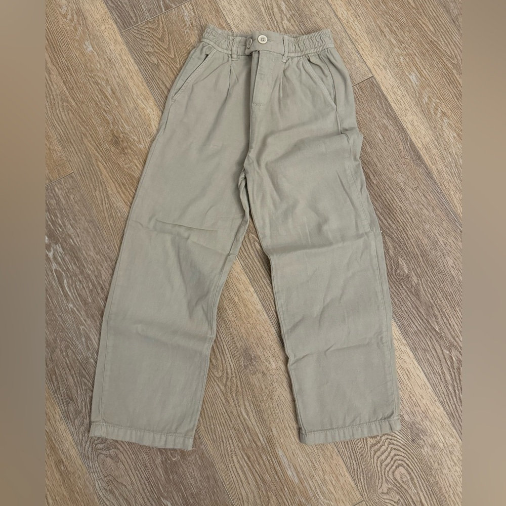 Kids Aged 7 Cream Zara Trousers